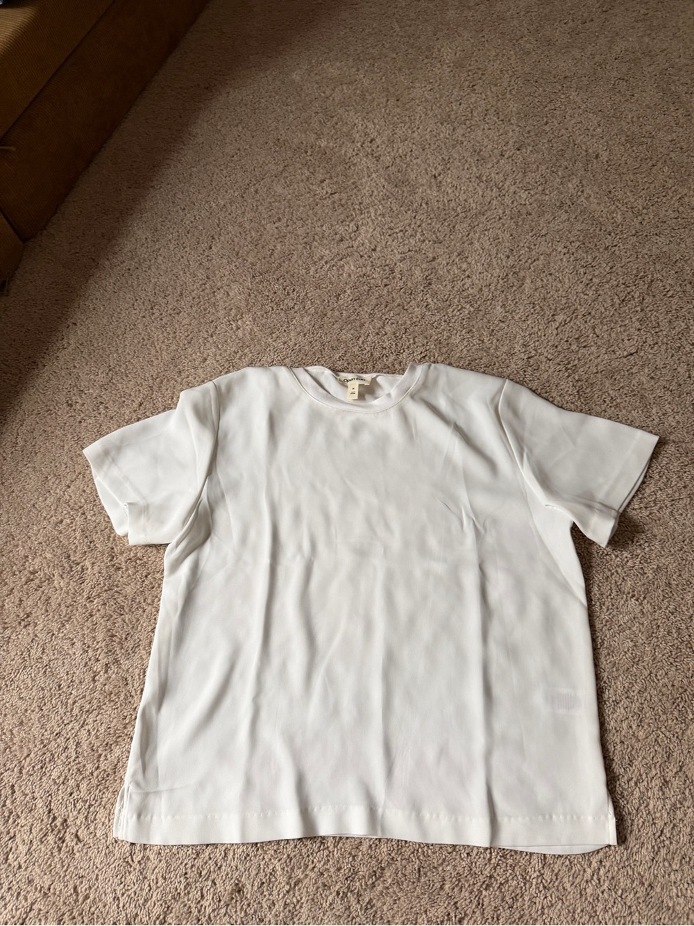Classic White Short-Sleeve Crew Tee